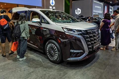 DENZA Makes its Debut at the 23rd China Changchun Auto Expo 스톡 사진