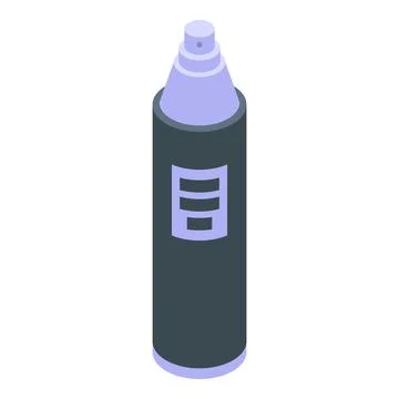 Deodorant spray bottle spreading freshness with pleasant smell Stock Illustration