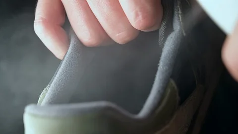 Deodorize and make your shoes smell much better! Video stock 128656985