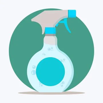 Deodorizer ironing spray vector illustration Stock Illustration