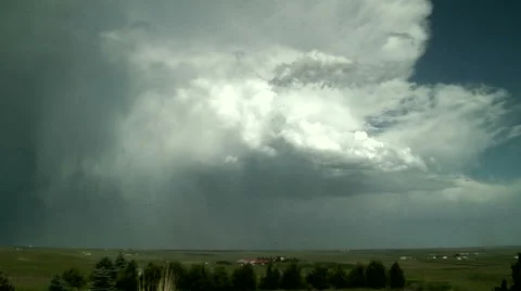 Departing Storm Stock Footage 54728458