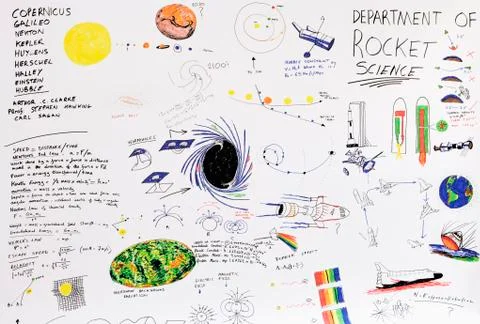 Department of rocket science Stock Illustration