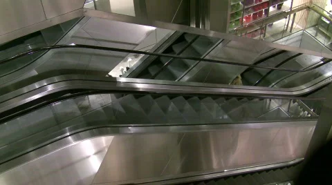 Department Store Escalator Video stock 530638