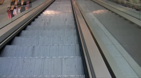 Department store escalator Vídeo Stock 41991279