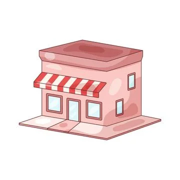 Department store Ilustración de archivo