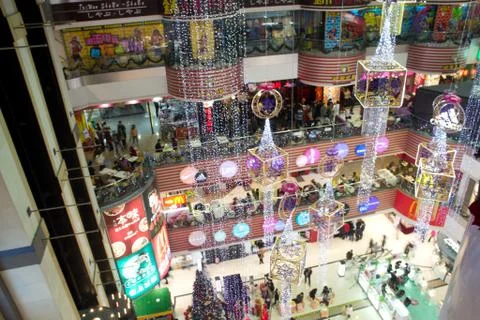 Department store interior Foto stock