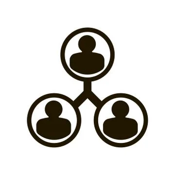 Department structure icon in trendy flat style isolated. Eps 10. Stock Illustration