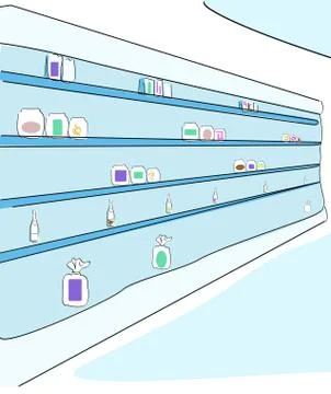 Departmental store Stock-Illustration