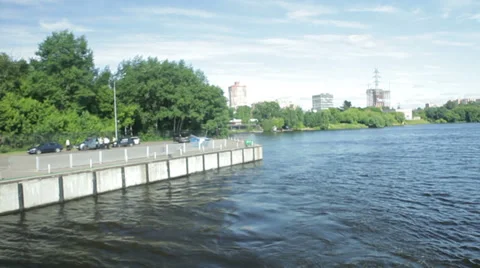 Departure from the dock Stock Footage 35663746