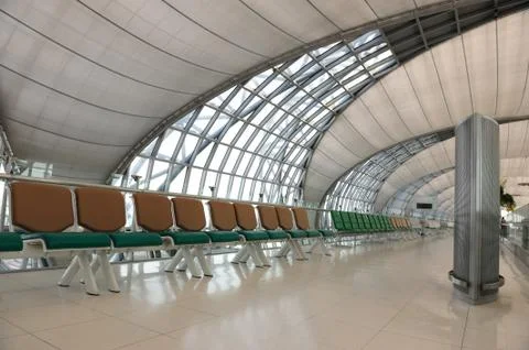 Departure hall Stock Photos