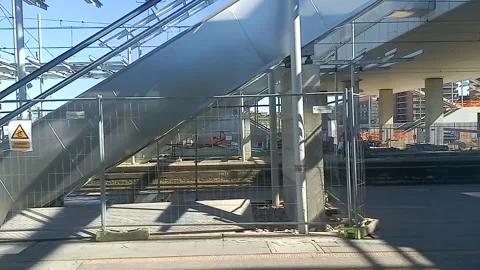 Departure from the station Stock Footage 272775965