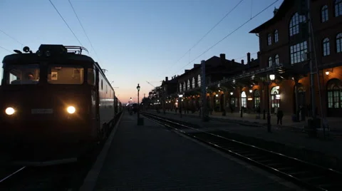 Departure of the train Stock Footage 940750