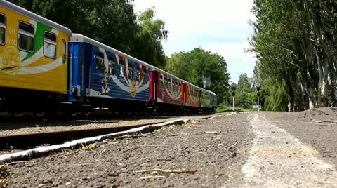 Departure of train Stock Footage 11459954