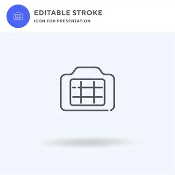 Departures icon vector, filled flat sign, solid pictogram isolated on white Ilustración de archivo