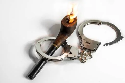 The dependence on cigarettes Foto stock