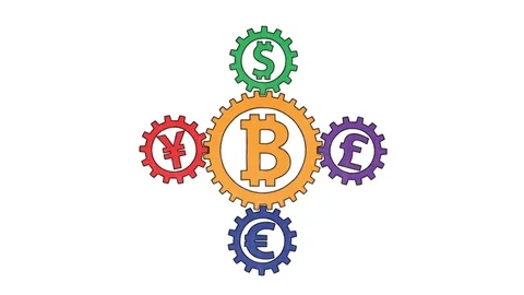 Dependency - rotating cogwheels endless loop Stock Footage 79727498