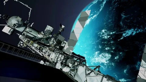 A depiction of the space shuttle.  Stock Footage 108364899