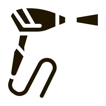 Depilation laser equipment icon Vector Glyph Illustration Stock Illustration