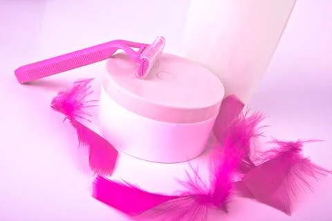 Depilation set Stock Photos