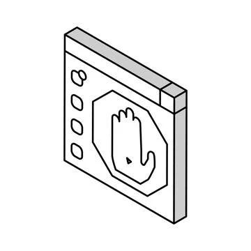 Deplatforming system isometric icon vector illustration Illustrazione stock
