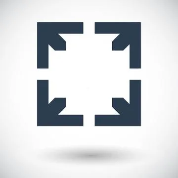 Deploying video flat icon Stock Illustration