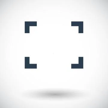 Deploying video flat icon Stock Illustration