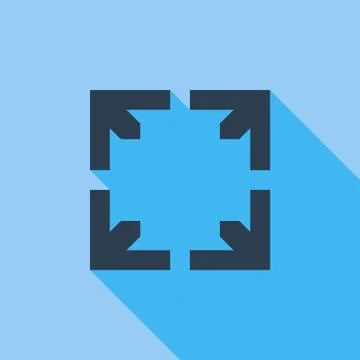 Deploying video flat icon Stock Illustration