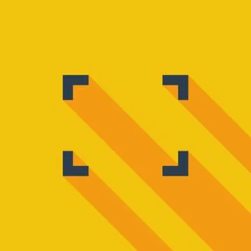 Deploying video flat icon Stock Illustration