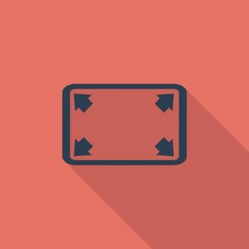 Deploying video icon Illustrazione stock