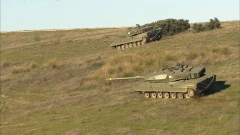 Deployment of battle tanks Видео 86852785