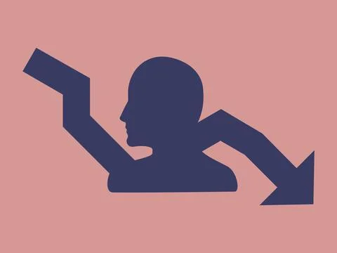 Depopulation illustration Illustrazione stock