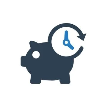 Deposit Duration Icon Illustrazione stock
