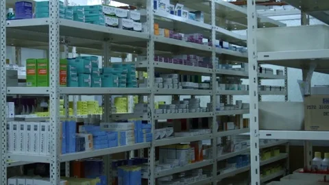 Deposit at the pharmacy Video stock 77698538