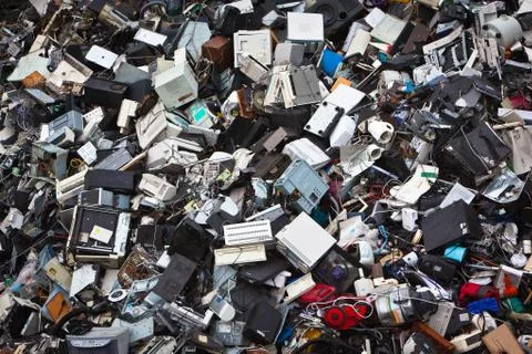Deposit site for electronics Foto stock