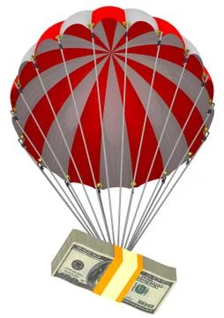 The depreciation of the US dollar Stock Illustration