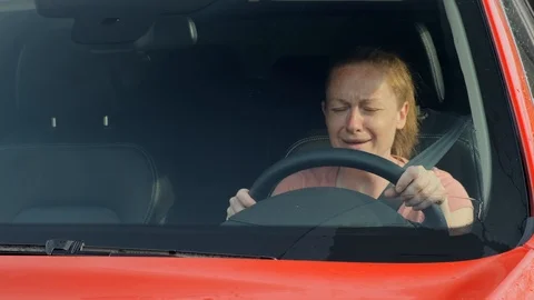 Race Car Girl Crying