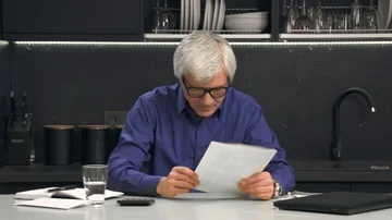 Depressed senior man Stock Footage 85882704