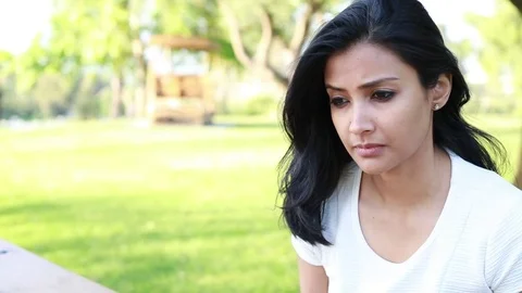 Depressed woman Video stock 75694184