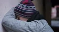 Depressed young male hiding sad face in his hands, suffering from hopelessness HD Footage