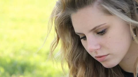 Depressed youth Stock Footage 4279732