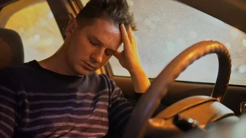 Depression. Bad mood in a man Stock Footage 101353411