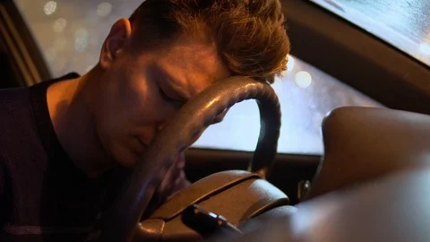 Depression. Bad mood in a man Video stock 101354229