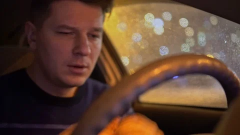 Depression. Bad mood in a man Video stock 101354701