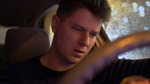 Depression. Bad mood in a man Video stock 101356437