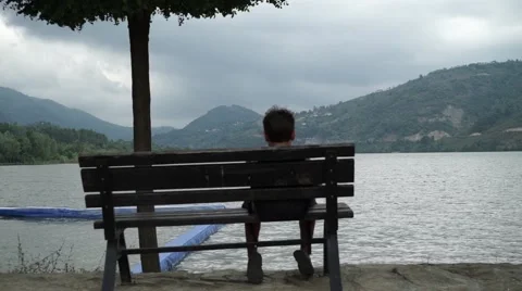 Depression child pessimistic alone Stock Footage 67360444