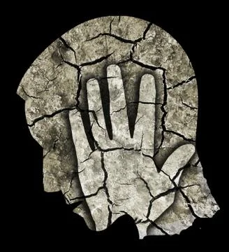 Depression Headache Stock Illustration