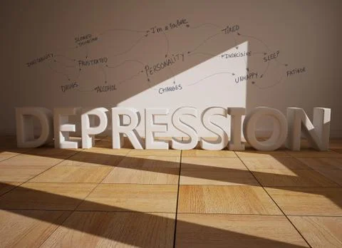 Depression Stock Illustration