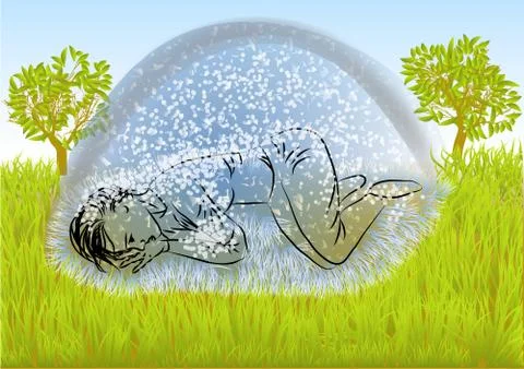 Depression Stock Illustration