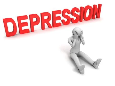 Depression Stock Illustration