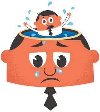 Depression Stock Illustration